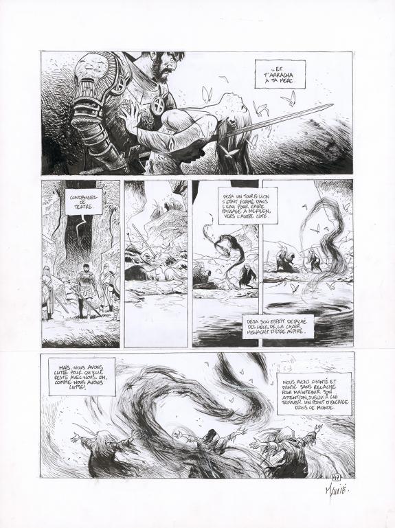 Vincent Malli&eacute; - T&eacute;n&eacute;breuse, Livre second , Planche original