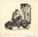 Ren&eacute; Follet - Cr&eacute;puscule, Illustration originale "Pour sauve