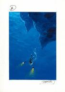 Manchu - Trois pochades de la couverture originale du roman 