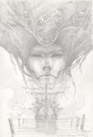 Didier Graffet - Les Ma&icirc;tres enlumineurs, Crayonn&eacute; de la cou