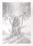 Didier Graffet - Crayonn&eacute; de la couverture originale r&eacute;alis&eacute;