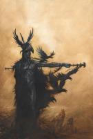 Didier Graffet - Le Dieu Noir, Couverture originale r&eacute;alis&eacute;e