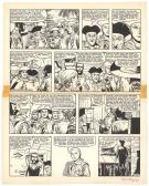 Victor Hubinon - Barbe-Rouge, Mort ou vif, Planche originale
