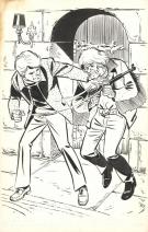 Tibet - Ric Hochet, Enqu&ecirc;te dans le pass&eacute;, Illustration orig