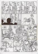 Fred Simon - Le Poisson-clown, Happy, Planche originale n&deg;14