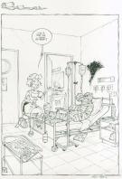 Alain Sirvent - Les Toubibs, Bons r&eacute;flexes, Illustration ori