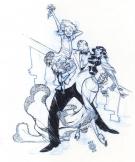 Eric Canete - Annie, illustration originale