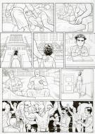 Marcial Toledano - Ken games, Ciseaux, Planche originale n&deg;2