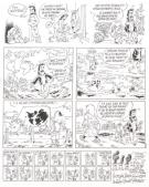 Sergio Salma - Nathalie, Planche originale, gag n&deg;644