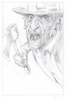 Attila Futaki - Severed, Issue 6, Crayonn&eacute; original de planc