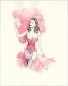Maly Siri - Pin-up Art, Illustration originale intitul&eacute;e "Th