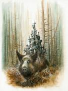 Pascal Mogu&eacute;rou - L'heure des f&eacute;es, Illustration originale