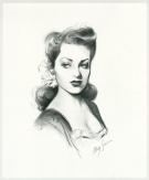 Maly Siri - Pin-up Art, Illustration originale intitul&eacute;e "Li