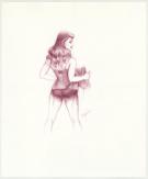Maly Siri - Pin-up Art, Illustration originale intitul&eacute;e "Ta