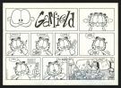 Jim Davis - Garfield, Planche originale publi&eacute;e 
