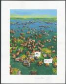 Jean Denis Pendanx - Au bout du fleuve, Planche originale n&deg;