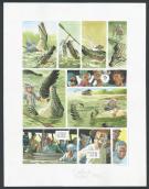 Jean Denis Pendanx - Le Ma&icirc;tre des Crocodiles , Planche orig