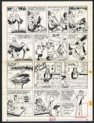 Marcel Gotlib - Les Dingodossiers , Planche originale 4 pour