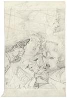 Joseph B&eacute;h&eacute; (Griesmar) - Dessin original &agrave; la mine de plomb,