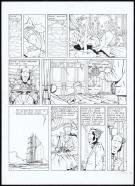 Ren&eacute; Sterne - Adler, Muerte Transit, Planche originale N&deg;12