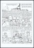 Ren&eacute; Sterne - Adler, L'&Icirc;le perdue, Planche originale N&deg;19