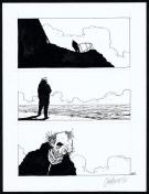 Christophe Chabout&eacute; - Tout seul, Planche originale N&deg;343