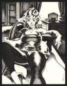 Roger - Jazz Maynard, Illustration in&eacute;dite intitul&eacute;e "Sofa"