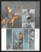 Serge Pell&eacute; - Orbital, Contacts, Planche originale n&deg;46