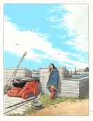 Patrice Pellerin - L'&Eacute;pervier, La Princesse indienne, Illust