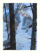 Gr&eacute;goire Bonne - La demi-double femme, Illustration original