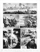 Steve Cuzor - Le Combat d'Henry Fleming, Planche originale n