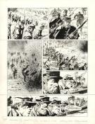 Steve Cuzor - Le Combat d'Henry Fleming, Planche originale n