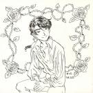 Patricia  Lyfoung  - La Rose &eacute;carlate , Illustration origina