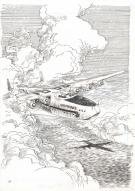 Michel CHEVEREAU - Bon Voyage ?, Planche originale n&deg;25 (cha