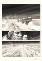 Emmanuel Lepage - La Lune est blanche, Planche originale n&deg;1