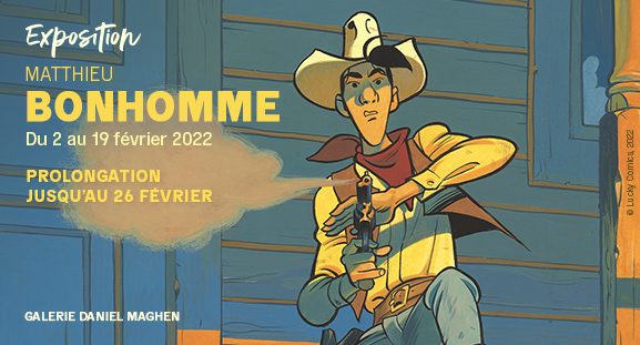 Exposition Matthieu Bonhomme, du 2 au 26 f�vrier 2022 � la galerie Daniel Maghen