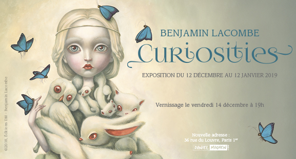 Curiosities, une exposition de Benjamin Lacombe, du 12 d�cembre au 12 janvier 2019 � la galerie Daniel Maghen