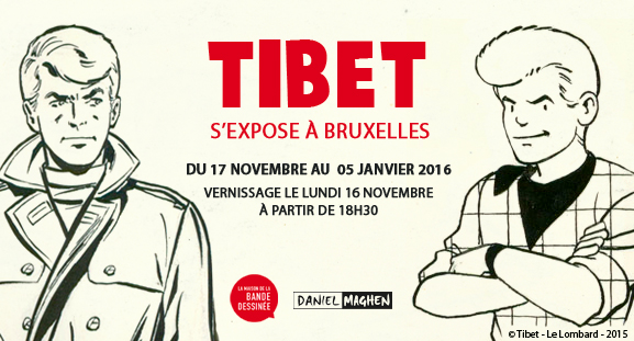 Exposition Tibet � la Maison de la Bande Dessin�e du 17 novembre 2015 au 5 janvier 2016
